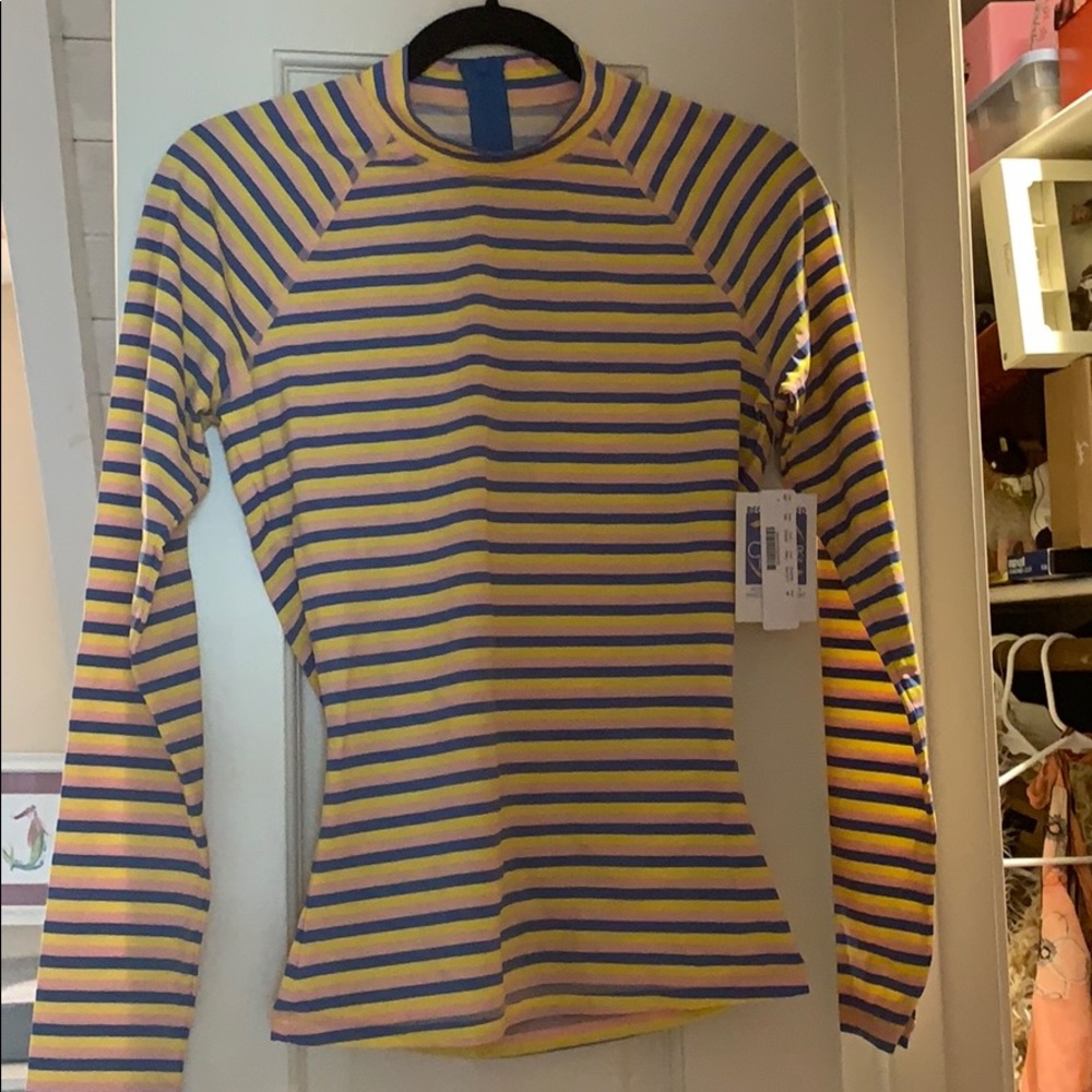 Jcrew striped rash guard